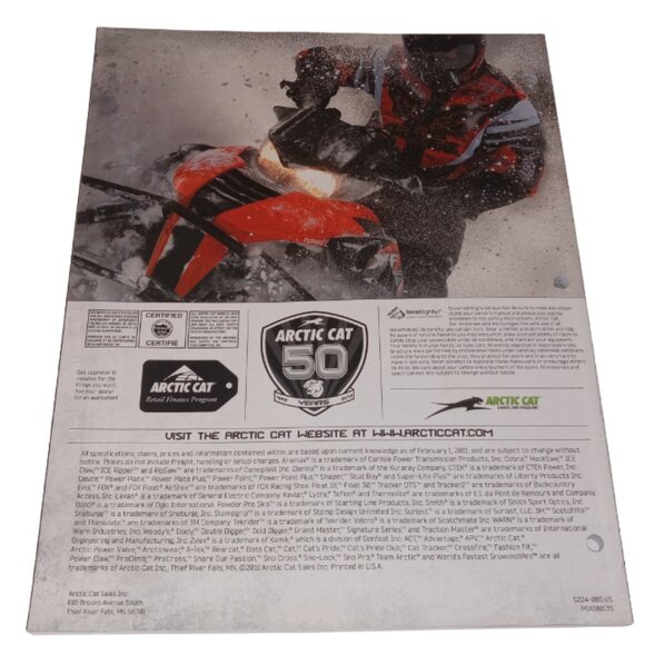2012 Arctic Cat Snowmobile Accessories Dealer Catalog RARE - Picture 6 of 16